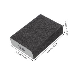 jojofuny 14pcs Sanding Sponge Sand Block Tool Sand Paper Sponges Sandpaper Hand Sander Block Sanding Block for Crafts Drywall Sanding Block Grit Pads Sanding Pad Aluminum Oxide Dark Brown