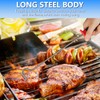 5Pcs Food Flipper Turner Hooks, Stainless Steel BBQ Turner Hooks