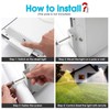 Solar Street Lights Outdoor Motion Sensor Dusk to Dawn Integrated