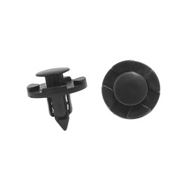 A ABSOPRO Push Rivet 8mm Retainer Fastener Bumper Clip Black (Set of 50)