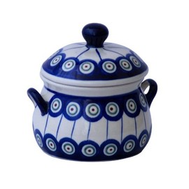Bunzlauer Original Jam Pot / Lard Pot 0.35 Litres in Design 8
