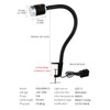 Gooseneck LED Light, Clamp Gooseneck Light 900 Lumen 120 Volt