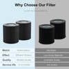Luripid 2 Pack Air Mini Filter Replacements Compatible with Molekule