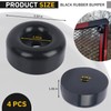 Trailer Ramp Door Rubber Bumpers - 2.5" Round Rubber Bump