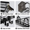 AKTECKE Corner Shower Caddy, 2 Pack Adhesive Shower Corner Organizer