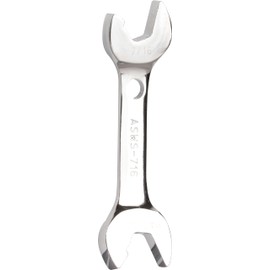 Jonard Tools ASWS-716, Stubby Double Ended Speed Wrench, Angled Head, 7/16"