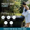 150 Gallon Oval Stock Tank Cover Ice Water Therapy Ice