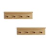 XAOMLP Entrance Coat Rack ，Coat Hooks, Wall-Mounted Wooden Hook Rack,