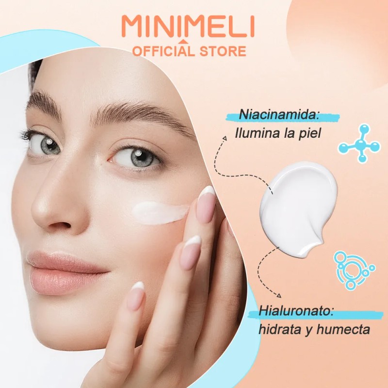 Minimeli Crema Iluminadora Para Rostro Y Cuerpo, Hidratante