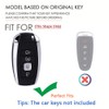 SANRILY 4 Button Key Fob Cover for Lincoln Continental MKC