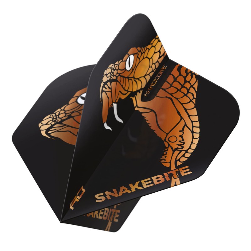 RED DRAGON Hardcore Peter Wright Black and Bronze Snake Premium