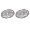 2PCS Lawn Trimmer Blade Head Alloy Steel 10in Accurate Cutting