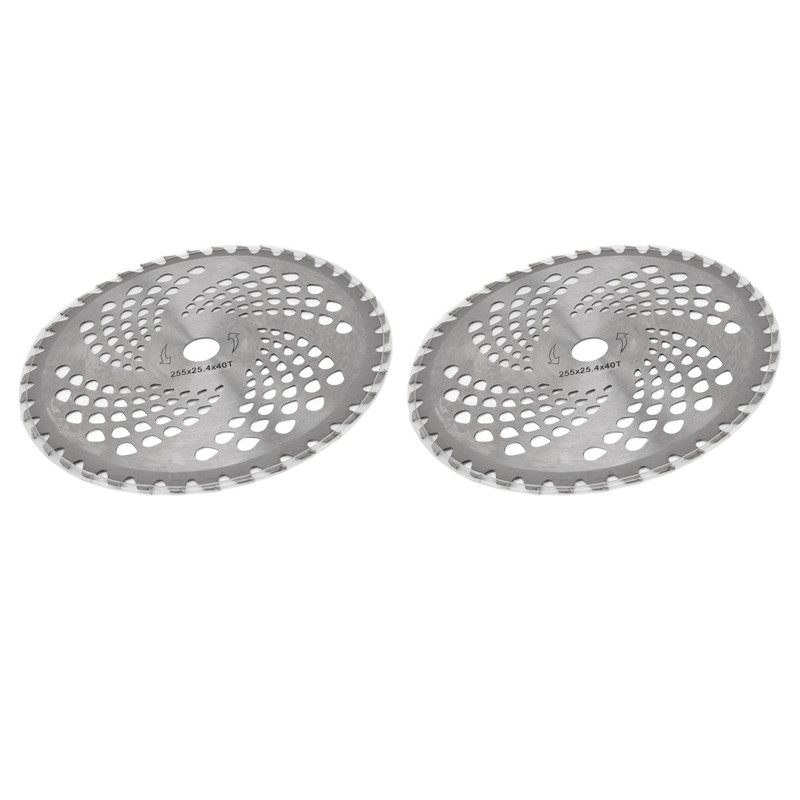2PCS Lawn Trimmer Blade Head Alloy Steel 10in Accurate Cutting