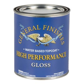 General Finishes High Performance Water Based Topcoat, 1 Quart, Gloss