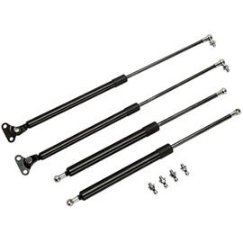 Hood and Tailgate Rear Hatch Lift Supports Shock Struts Replacement for Landcruiser 100 Series LX470 1998 1999 2000 2001 2002 2003 2004 2005 2006 2007 4-PC Set Replace 53450-69025