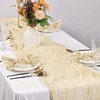 Muslin Napkins, Gauze Fabric, Beige Boho Pleated Fabric Napkins, Pleasantly