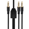 jasavdio 3.5mm Audio Splitter Cable, 1/8“ 1 Male to 2