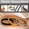 6-Pack Sleeve Holders for Women Men, Stretchy Metal Sleeve Garters,