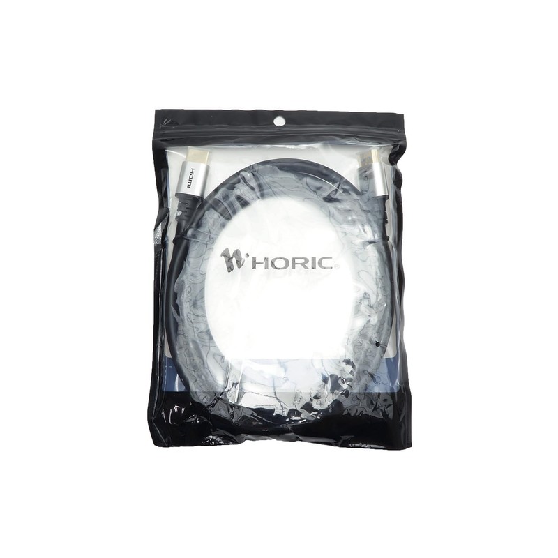 Holic HDMI Cable, 2m 4K/60p 18Gbps HDR HDMI 2.0 Silver