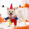Yoption - Disfraz de payaso para perro, Halloween, Navidad, divertida
