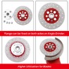 DT-DIATOOL Diamond Disc 105mm x M14 Vacuum Brazed Cutting Disc