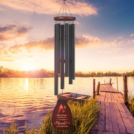 Cardinal Wind Chimes in Memory of Loved One,Sympathy Wind Chimes Memorial Wind Chime for Loss of a Loved One Mother Father,Cardinal Gifts & Sympathy Gift for Bereavement,Condolence,Funeral