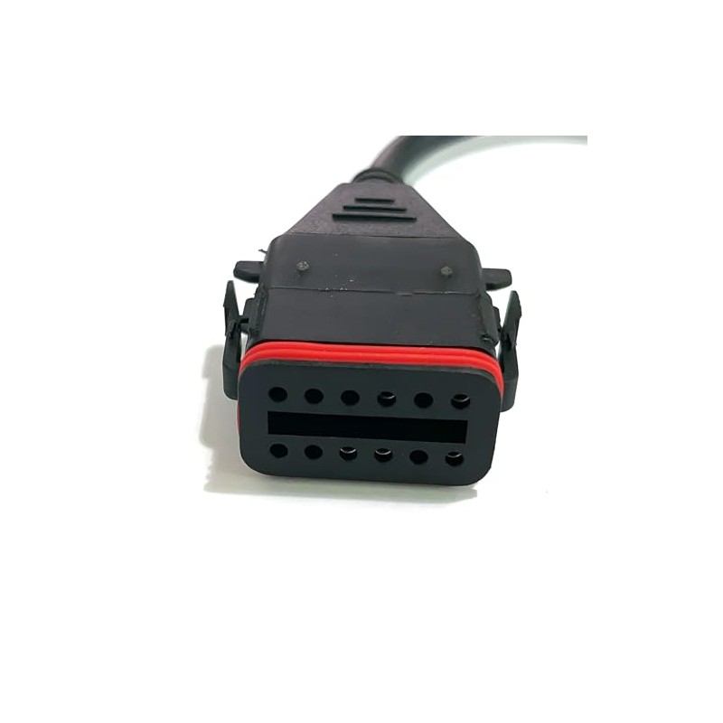 PARANNIC OBD2 Diagnostic Cable for Komatsu 12 Pin for Cummins