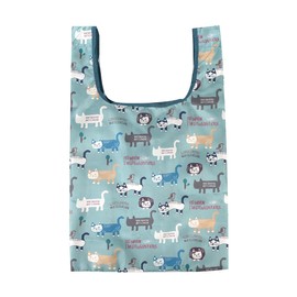 KUSUGURU Eco Bag with Carabiner, green