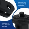 2 Pcs 1/4"-20 Camera Tripod Conversion Adapter, Aluminum Camera Tripod