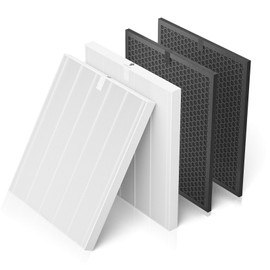 5510 5520 Replacement Filter Q Compatible with Winix 5510 and 5520 Air Purifier,Activated Carbon Filter Combo, Part# 1712-0123-00,2 Sets Totally 4pcs