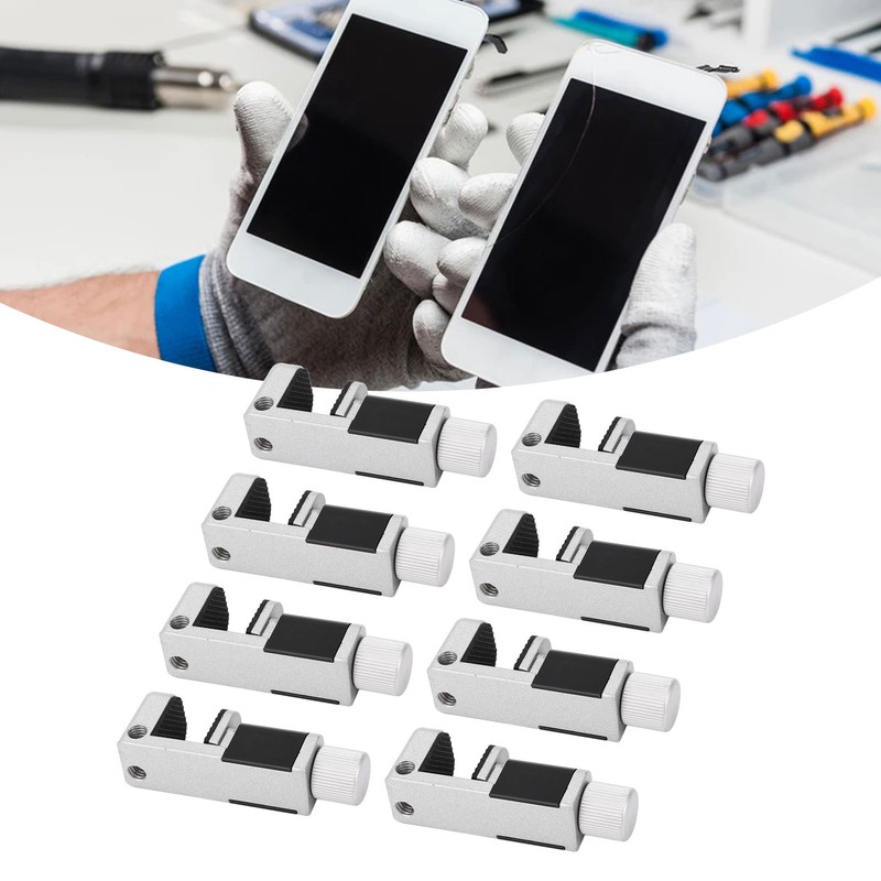 8Pcs Phone LCD Repair Clamps Aluminum Alloy Bracket Adjustable Smoothly