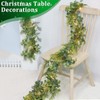 6 Ft Christmas Garland, Real-Touch Cedar Garland Christmas Decorations Greenery