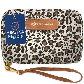 Keep Going Travel First Aid Kit for Kids – 130 Pc.for Purse, Diaper Bag, Backpack, & Suitcase, with Latex-Free Bandages – 7 x 5 x 2 in. Travel First Aid Kit TSA-Approved