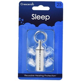 CRESCENDO Ear Plugs for Sleeping Ear Protectors Sleep 25 White