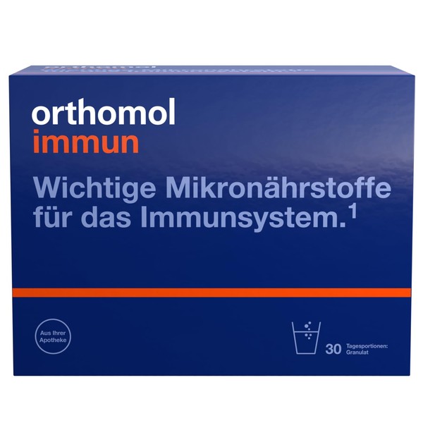 Orthomol immune 30 granules - vitamins and trace elements for immune defense - support for the immune system