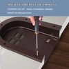 Wordcam Cat Door Interior Door, 2-Way Interlock for Indoor Cats