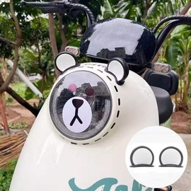 JQ Scooter Motorcycle Accessories Helmet Teddy Bear Ear Cute Decoration / 스쿠터 오토바이 용품 헬멧 곰돌이 귀 귀여운 장식