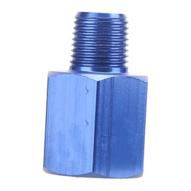 M12 Female to 1/8 NPT Male Adapter NPT Sensor Connector Convert Blue M12x1.25 Connector for Car