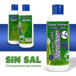 Zerocasp Anti-Dandruff Shampoo – Salt-Free – Ketoconazole 1% – 650 ml – Scalp Relief & Fungal Defense 🌿🧴❄️