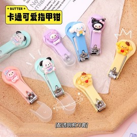 Cute Character Nail & Toenail Clipper for Nail Care 31 One Size/Transparent Purple Little Devil 50ea