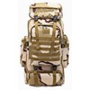 80L Waterproof Camouflage Outdoor Activity Backpacks - Bag Color: Black