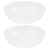 Lurrose 2pcs Weighing Pan Food Weighing Bowl Weigh Boats Digital