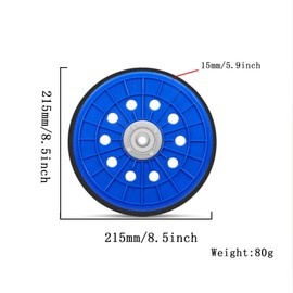 COZERI Sanding Disc 215 mm for Wall Sanders Suitable for DWS225BT DC R and for Scheppach DS 200 210 900 920 930 10 Velcro Hole Ideal for Sanding and Polishing Perfect for Construction Sites