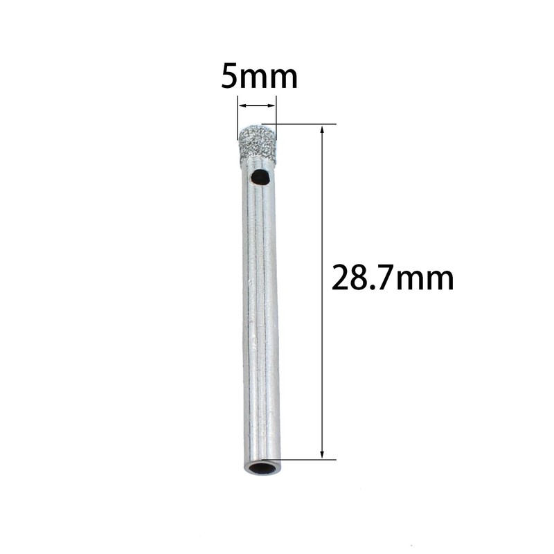 Diamond Coated Drill RLECS 10PCS 5mm Diamond Coated Hole Saws