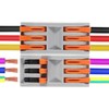 DIANN 10pcs Lever Wire Connectors 3 Circuit Inline Splices Electrical