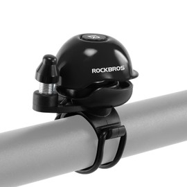 ROCKBROS Fahrradklingel 80dB für 22-34mm Lenker, Fahrradglocke 360-Grad-Drehung Mini Klingel für MTB Rennrad Ebike Kinderfahrräder Viele Farben