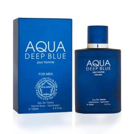Fragrances Coutures Aqua Deep Blue Eau de Toilette Spray 3.4 OZ New Men's Cologne