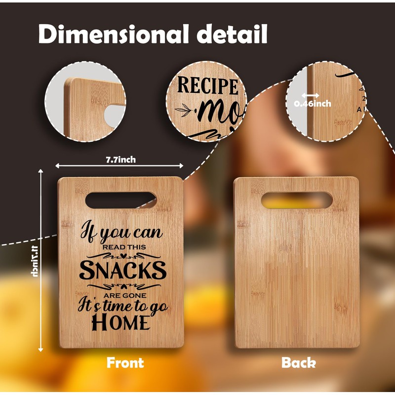 Absnfatu Funny Cutting Board, If You Can Read This Snacks