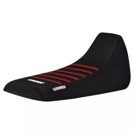 Enjoy Mfg 1988 - 2006 Yamaha Blaster Gripper seat cover  all BLACK w/ MAROON rib #178