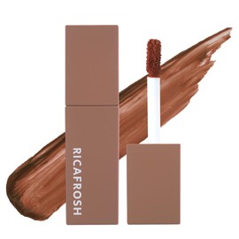 Ricafrosh Lipstick, Juicy Rib Tint, 0.2 oz (4.5 g), Won't Fade, Won’t Get On Masks, (09 Burgood)